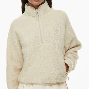 Aritzia TNA Bigfoot Polar ½ Zip Sweater